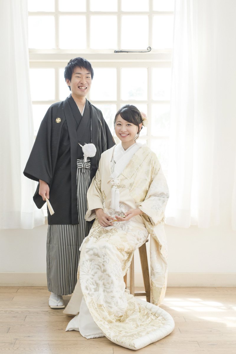 和装から撮影スタート!