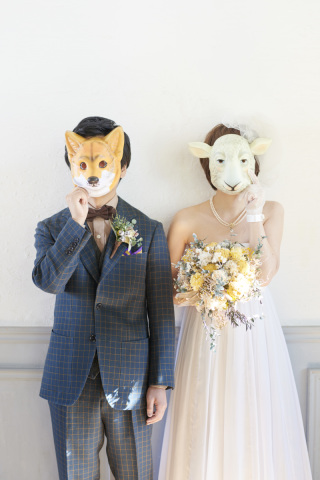 好きな小物やドレスを持込みで