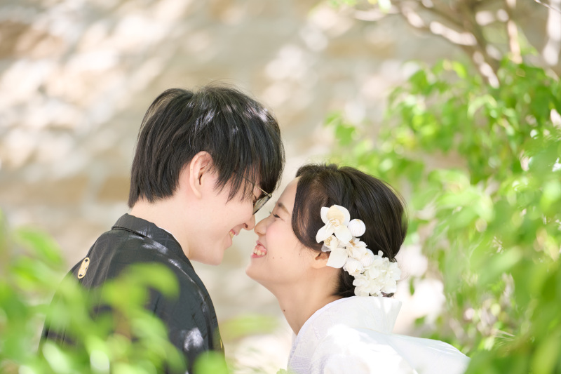 木漏れ日の下で^^♡