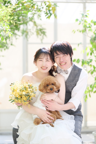 わんちゃんも一緒に♡充実の３着プラン