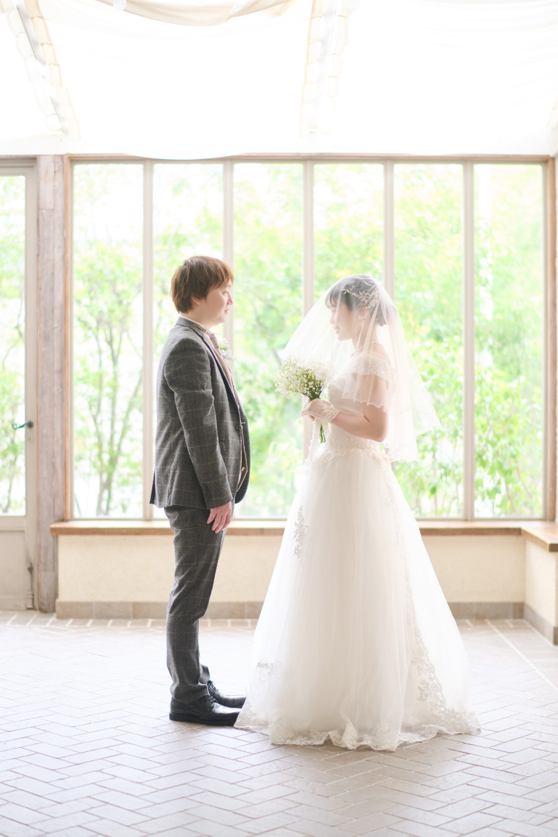 爽やかなグリーンの中で♡