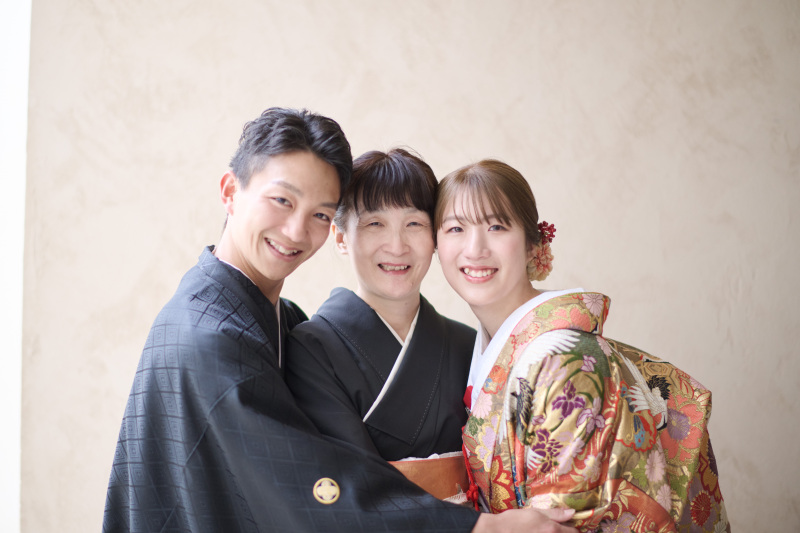 新婦様のお母様と一緒に♡