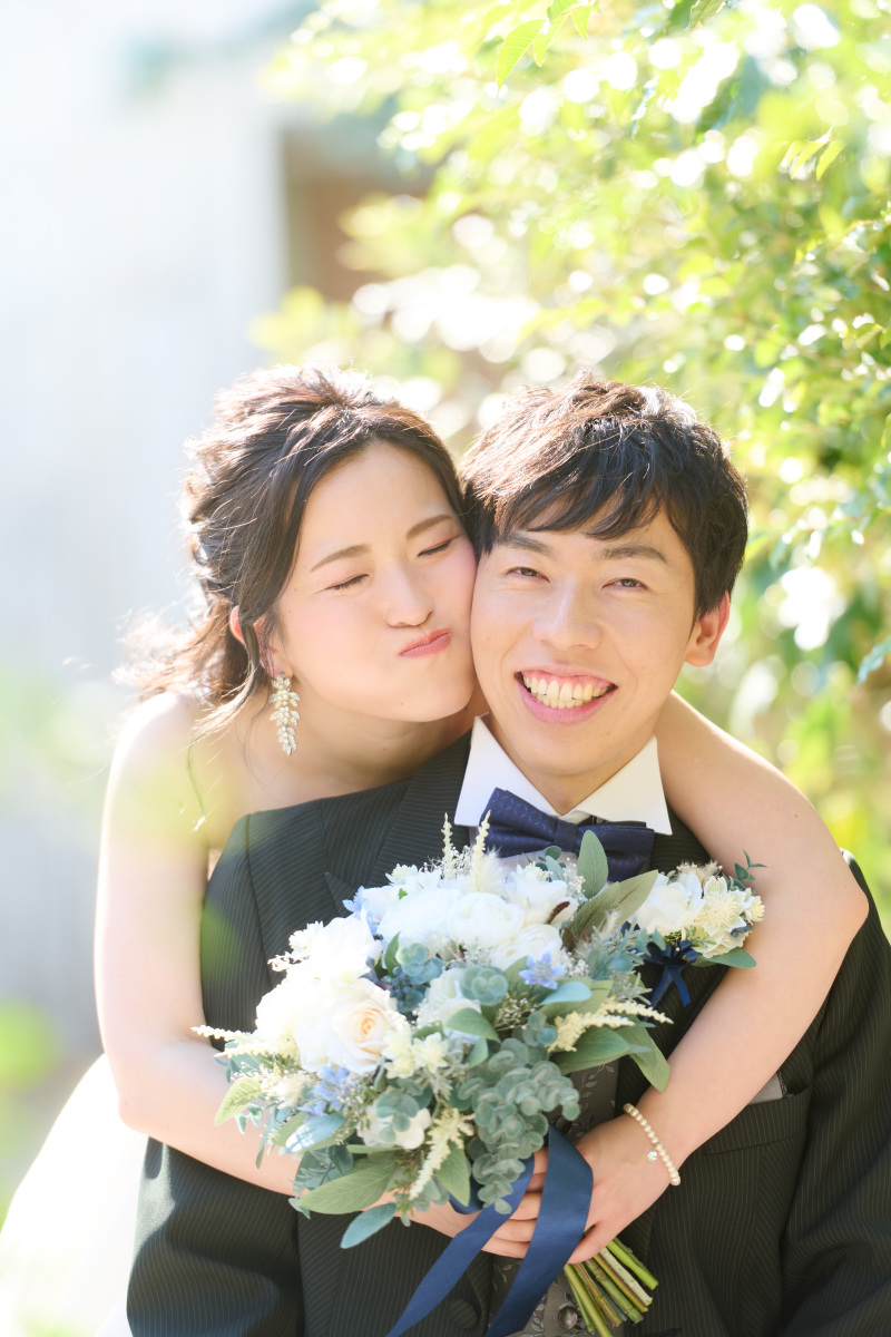 後ろからむぎゅっ♡