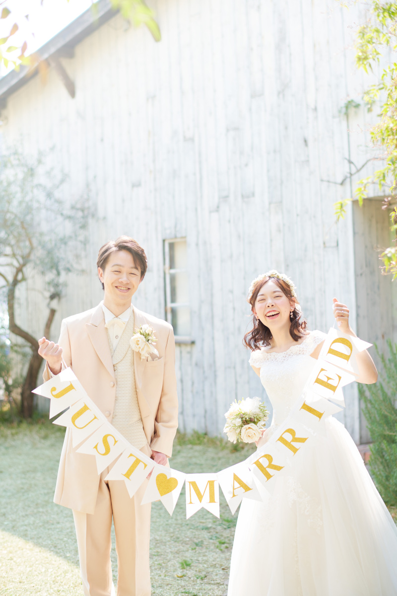 お二人らしさいっぱいのフォトウエディング♡