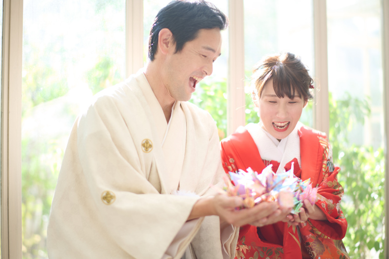 鶴が舞う一場面^^