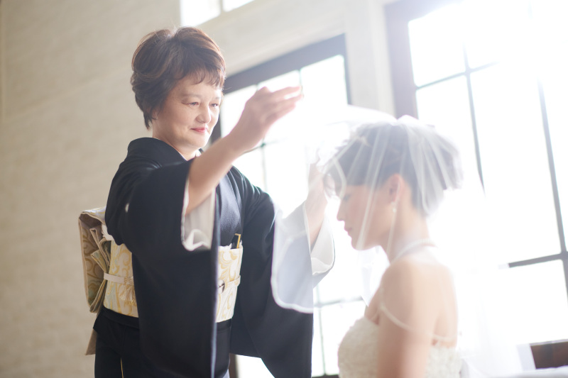 お母様によるベールダウン^^