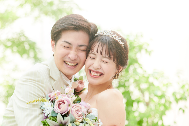 満点の笑顔が止まらない♡幸せ溢れるお二人の撮影をリポート!