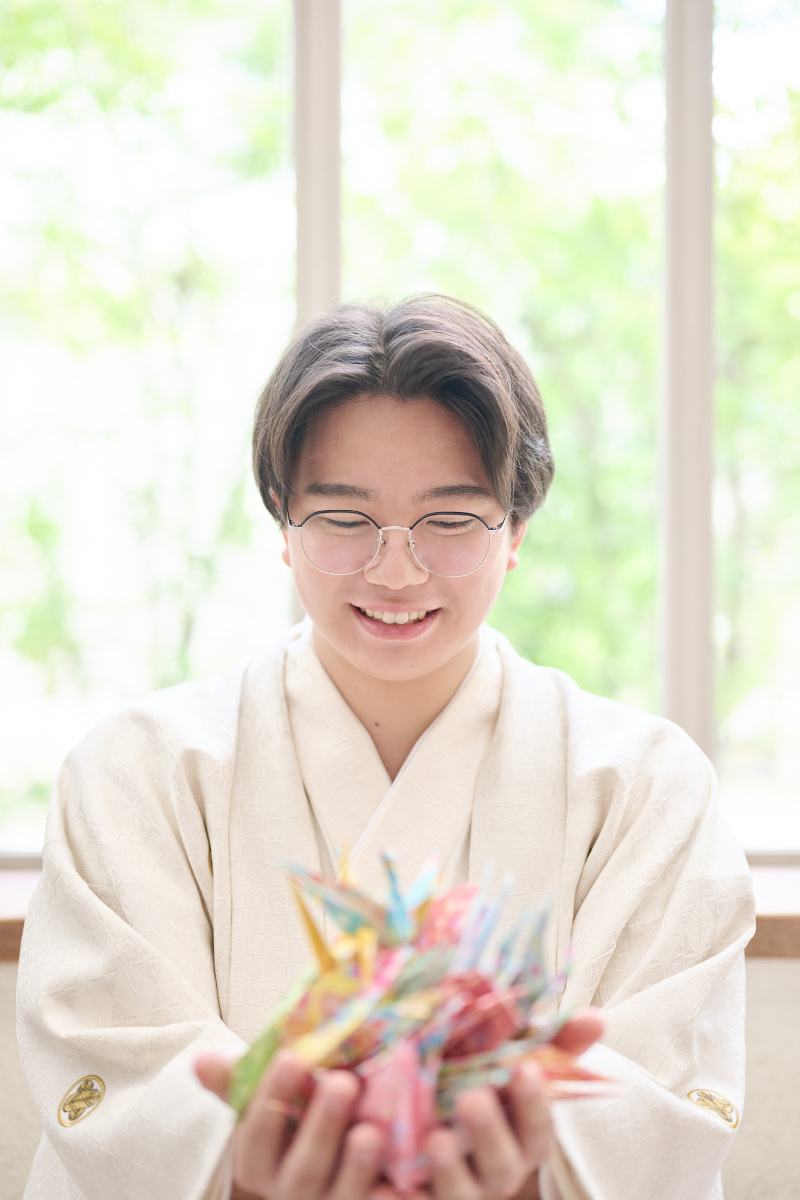 落とさないように慎重に♪