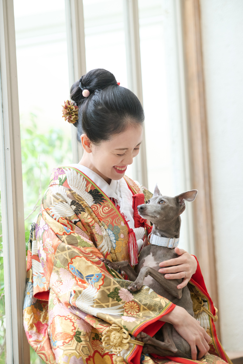 わんちゃんと一緒に♡