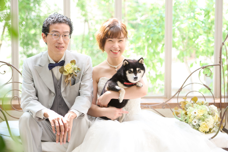 新郎様とわんこも加わり♡♡