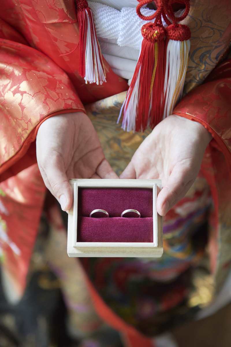 大切な指輪の物撮り写真