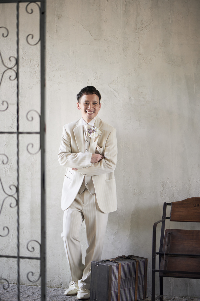 旦那さまのソロ写真も