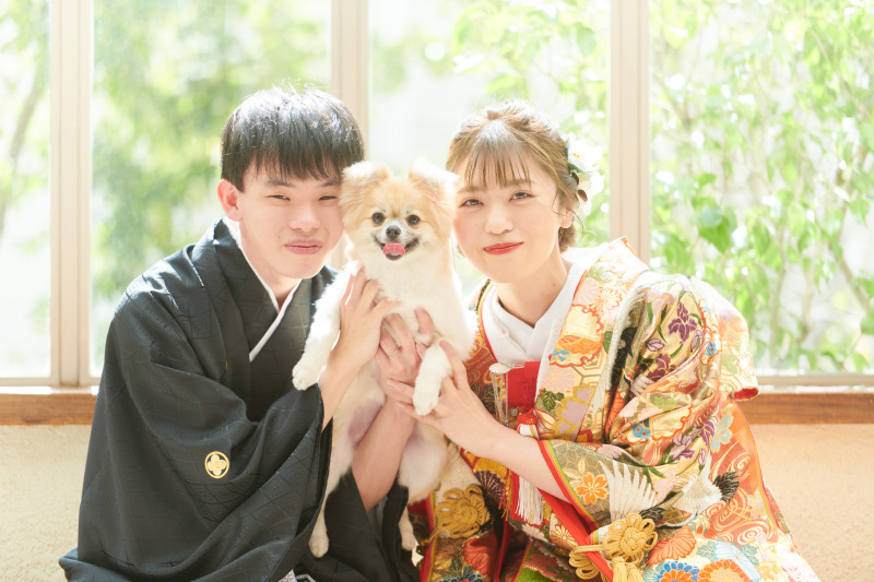 家族の一員♪わんちゃんも一緒に^^