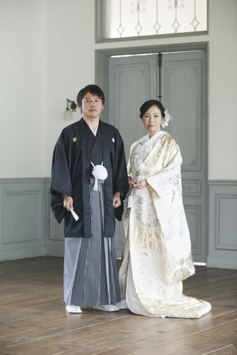 和装で撮影スタート！