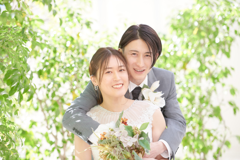 後ろからぎゅ〜っ