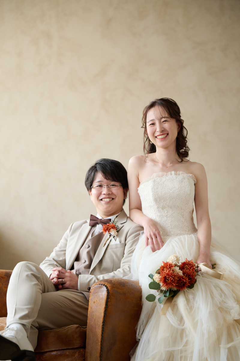 クラシカルな雰囲気も笑顔でナチュラルに♡
