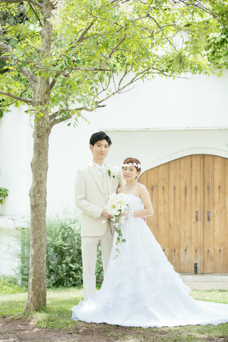 Aラインのドレスは写真映えもバッチリ!