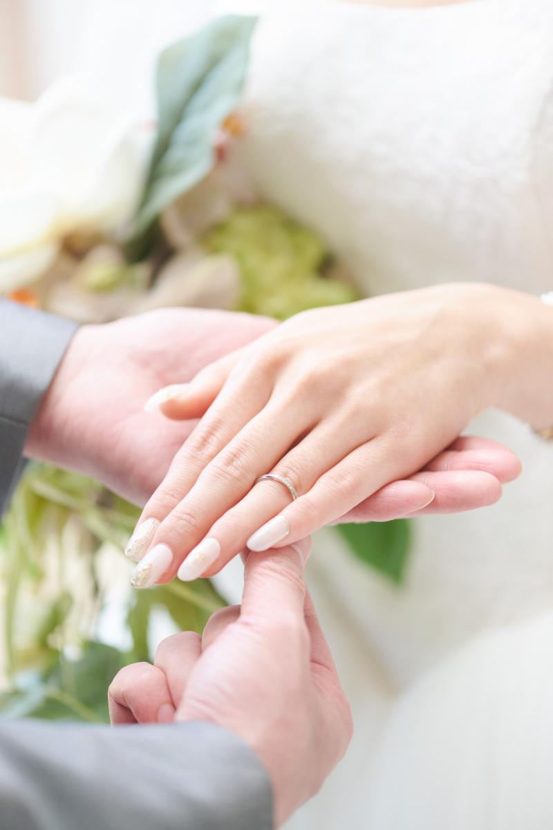 挙式風のカットもお任せください!