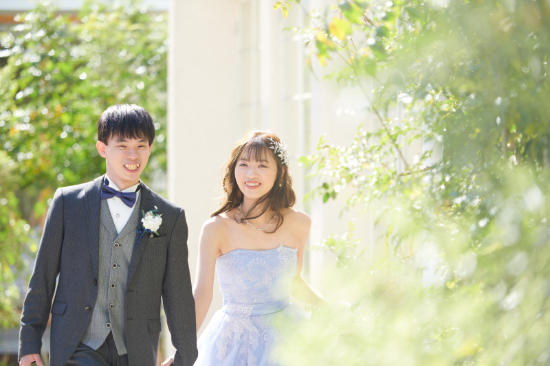 お庭でもさまざまなバリエーションで♡