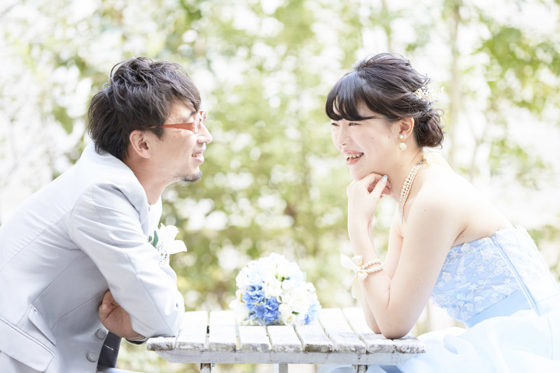 もうひとつのお庭ではカフェ風に