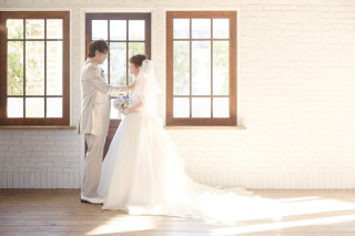 午後の柔らかな光で包まれた撮影