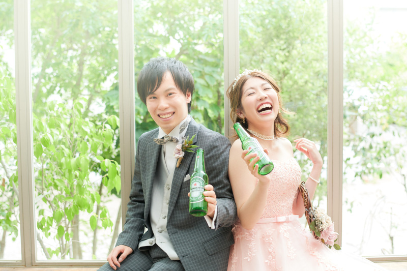 お二人の幸せに乾杯!