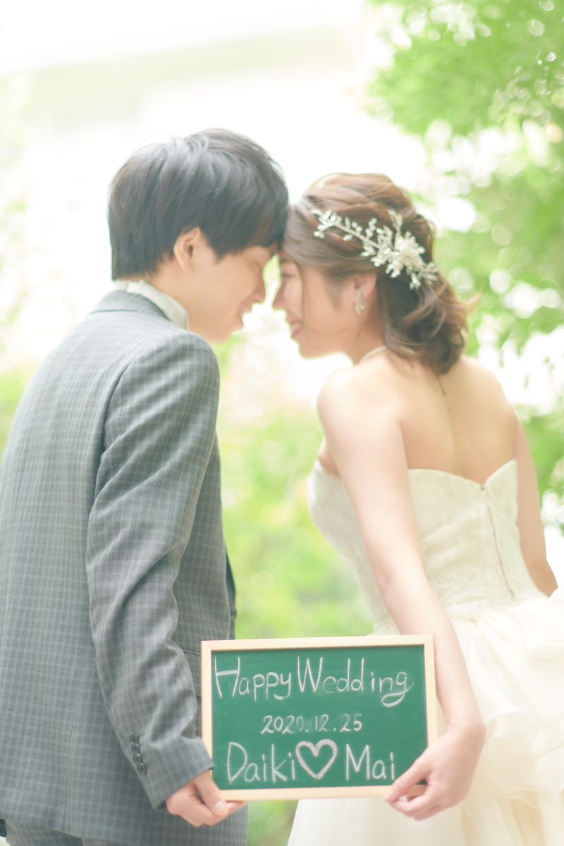 ガーデンで爽やかな一枚も♪