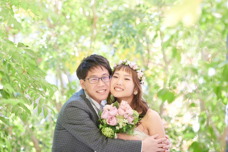 お庭では思いっきり接近しますョ♡