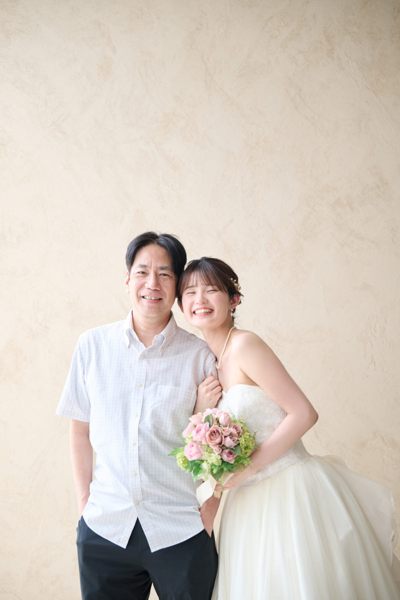 大好きなパパと2ショット♡