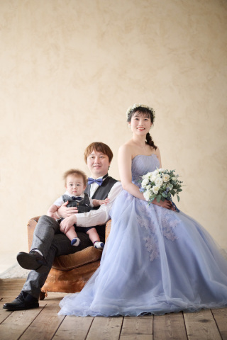 小さなお子様と一緒にフォトウエディング♡