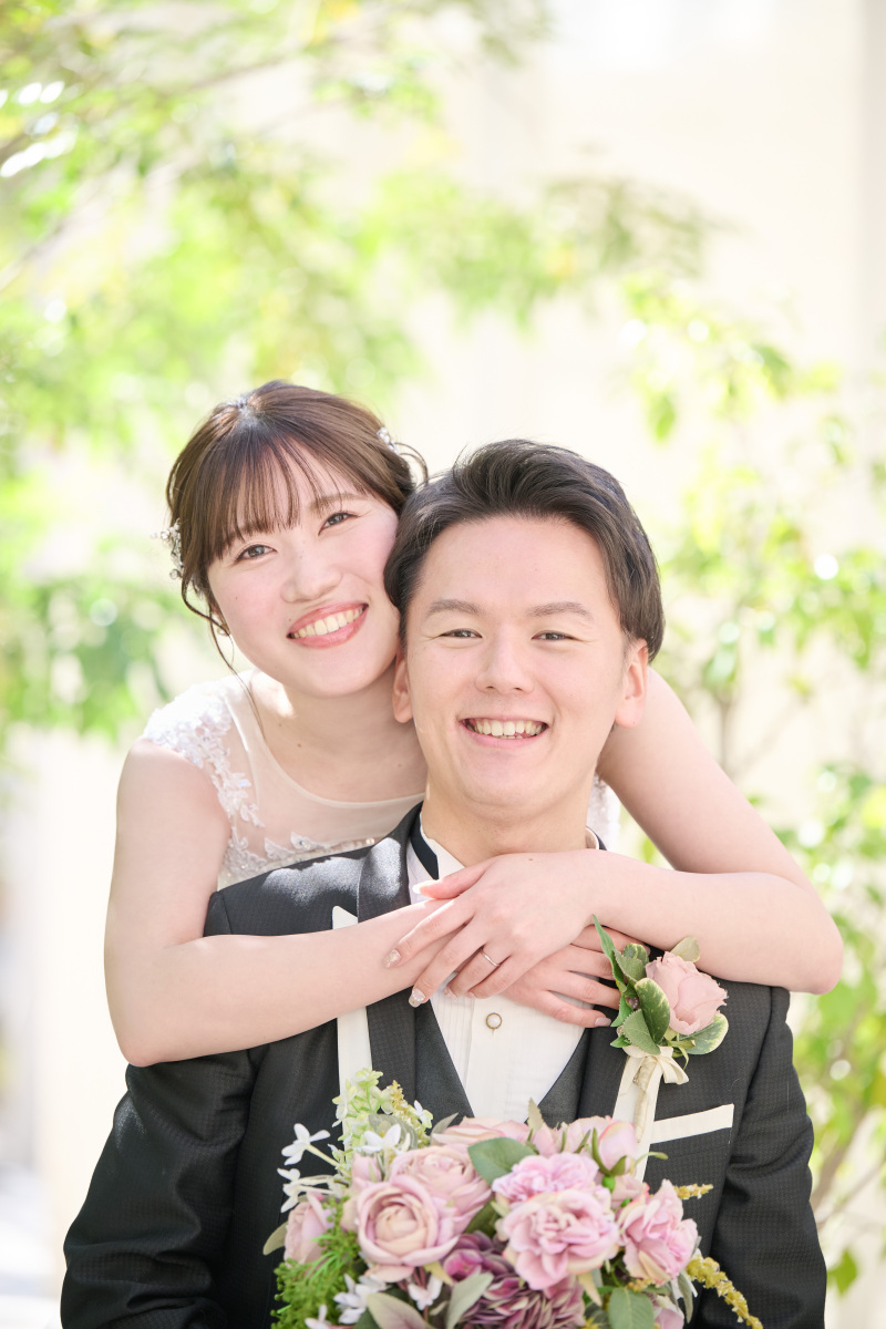 最後はお二人らしい仲良しショット♡