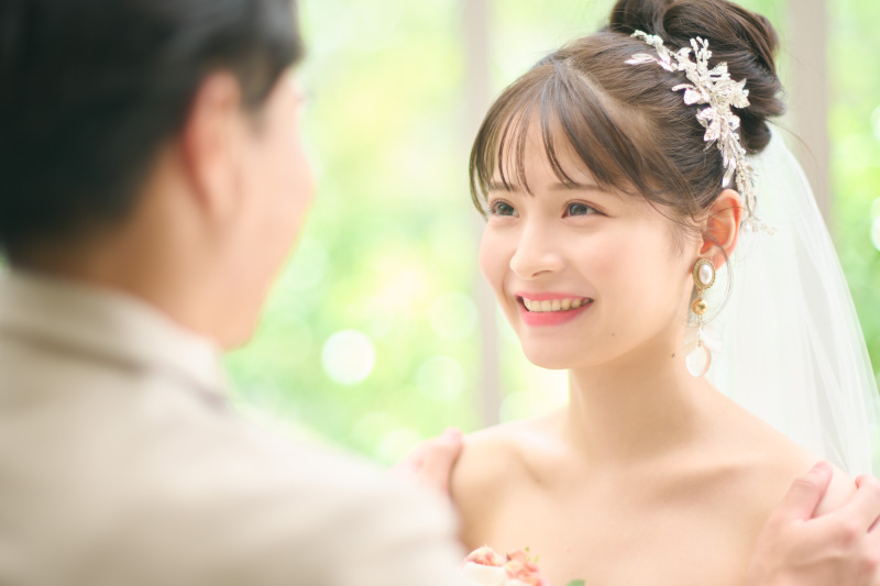 新婦様の透明感にキュン♡♡♡