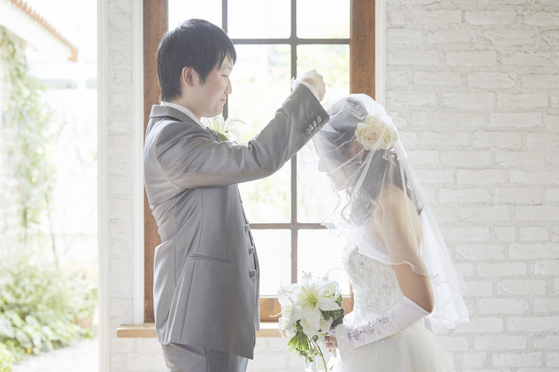 人気のベールシーン♪