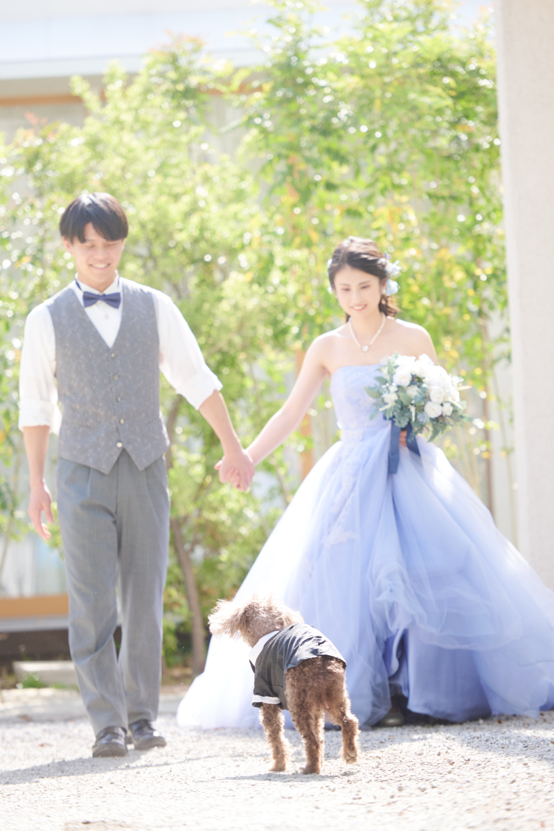 最後はわんちゃんも一緒に♪