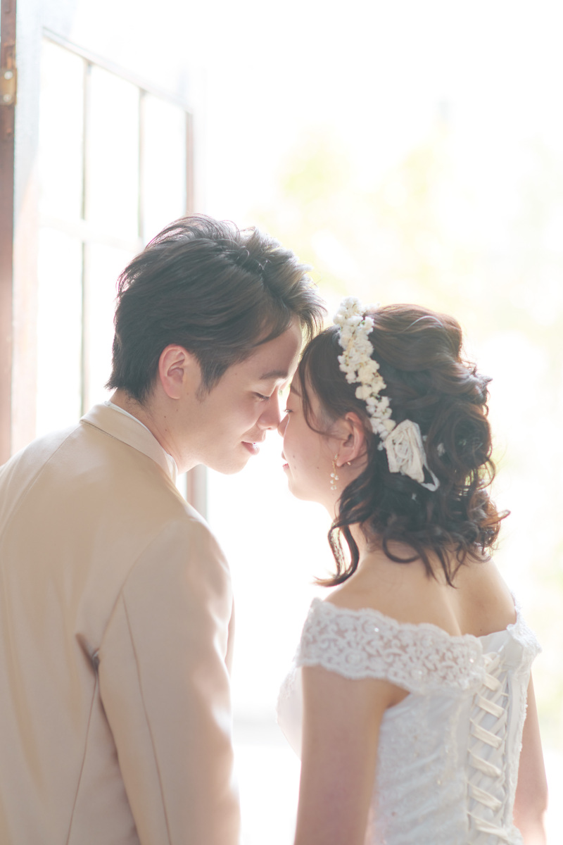 優しい光とお二人の表情にうっとり♡