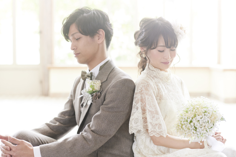 逆光を使ってふんわりと