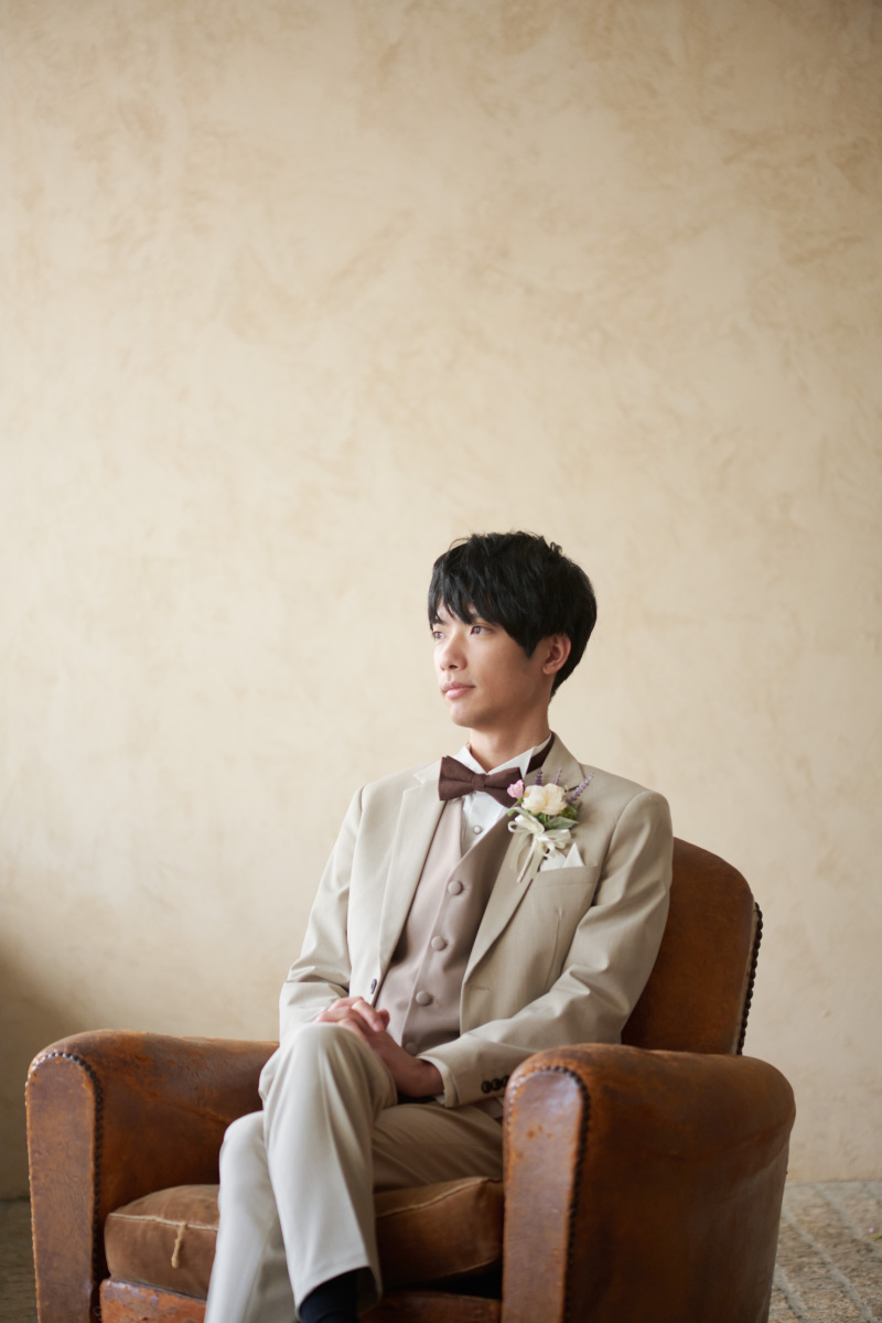 新郎様のキメ顔が素敵^^