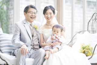 家族みんなでウェディング撮影