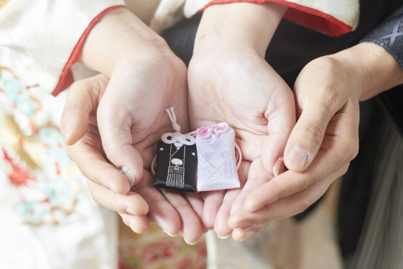 可愛らしいお守り