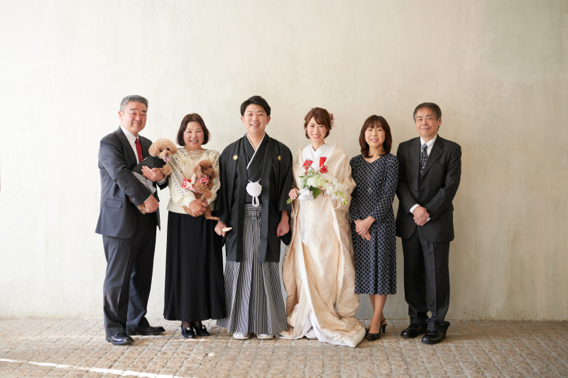 お二人のご両親とも^^