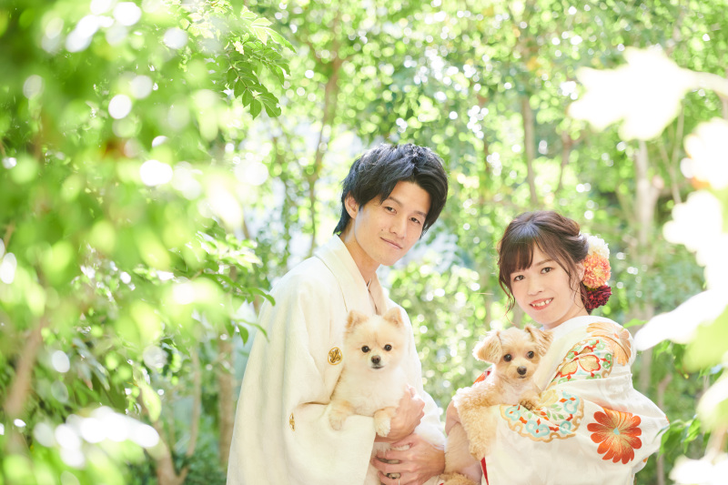 爽やかな緑に囲まれたガーデンで・・・♡