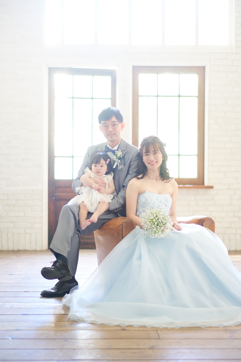 ご家族も一緒に♡贅沢3着のゆったり撮影プラン♪