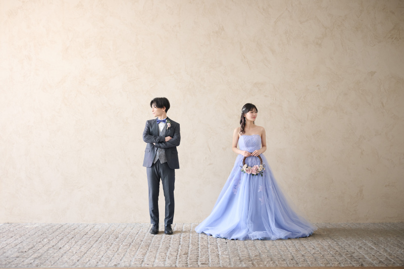 カラードレスにお着替え♪