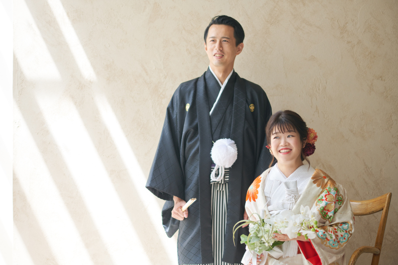 新郎様も準備完了!