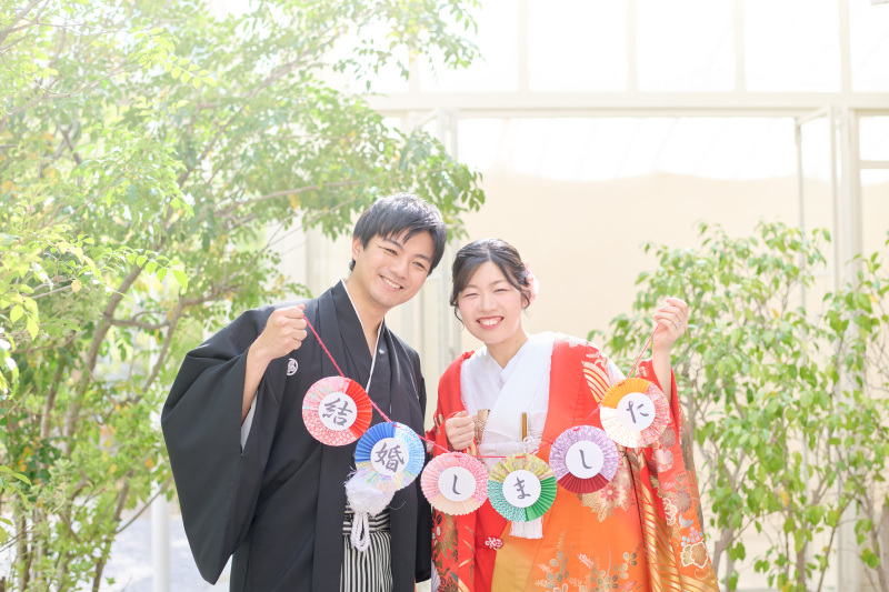 小物使いでお二人らしく＾＾
