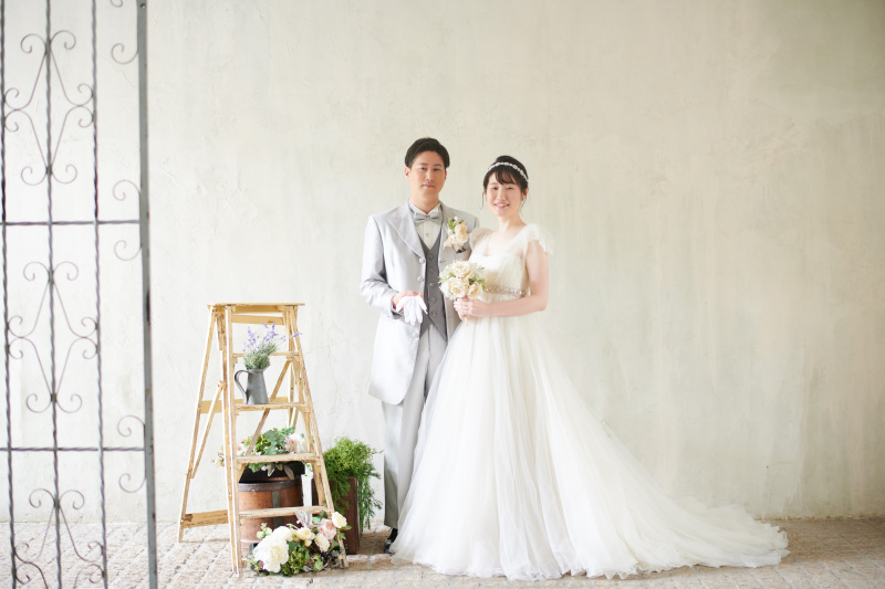 お二人がより輝くナチュラルな背景