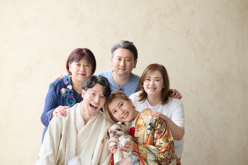 家族写真もカジュアルに^^