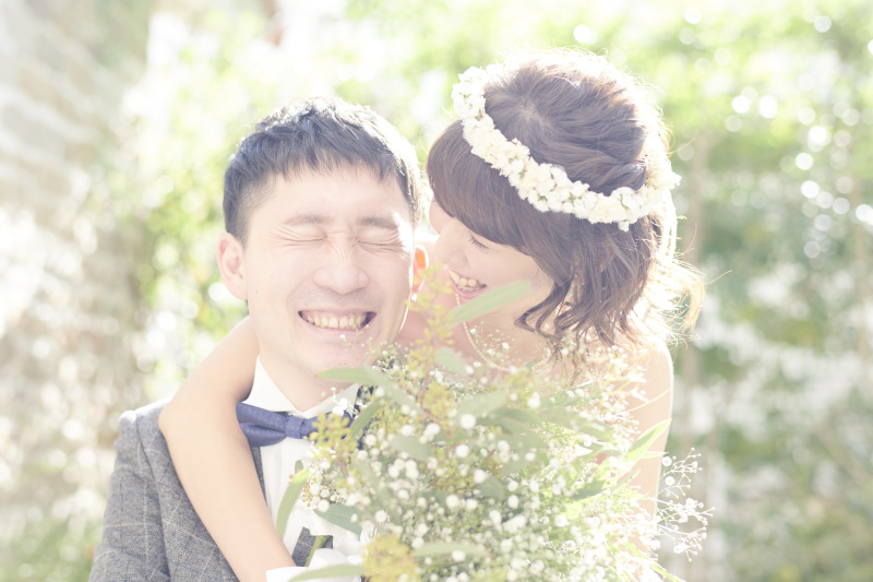 後ろからぎゅー!