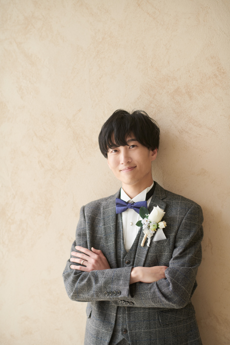 締めは新郎様のソロカットで^^