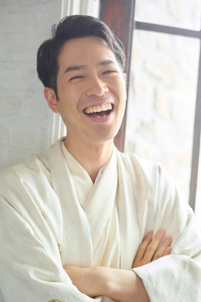 笑い声が聞こえてきそうな新郎様の笑顔^^